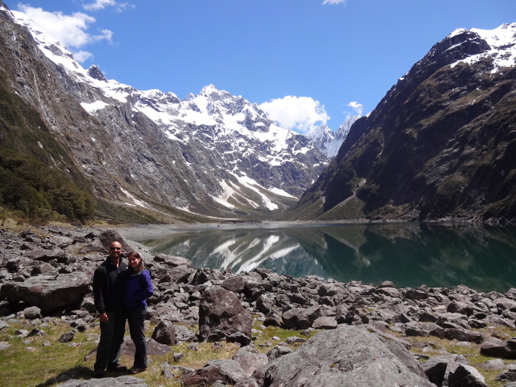 Beautiful view in NZ couple